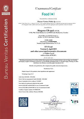 IFS Certificate